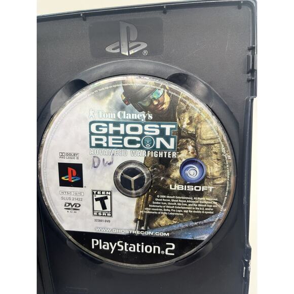 Tom Clancy's Ghost Recon Advanced Warfighter - Playstation 2 Ps2, Cib W/ Manual - Picture 6 of 7